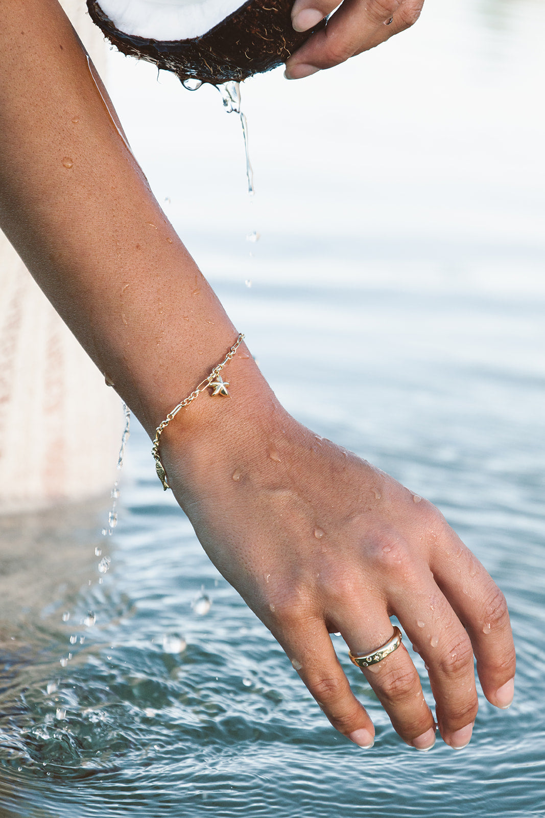 Creatures of the Reef Bracelet | Gold charm bracelet