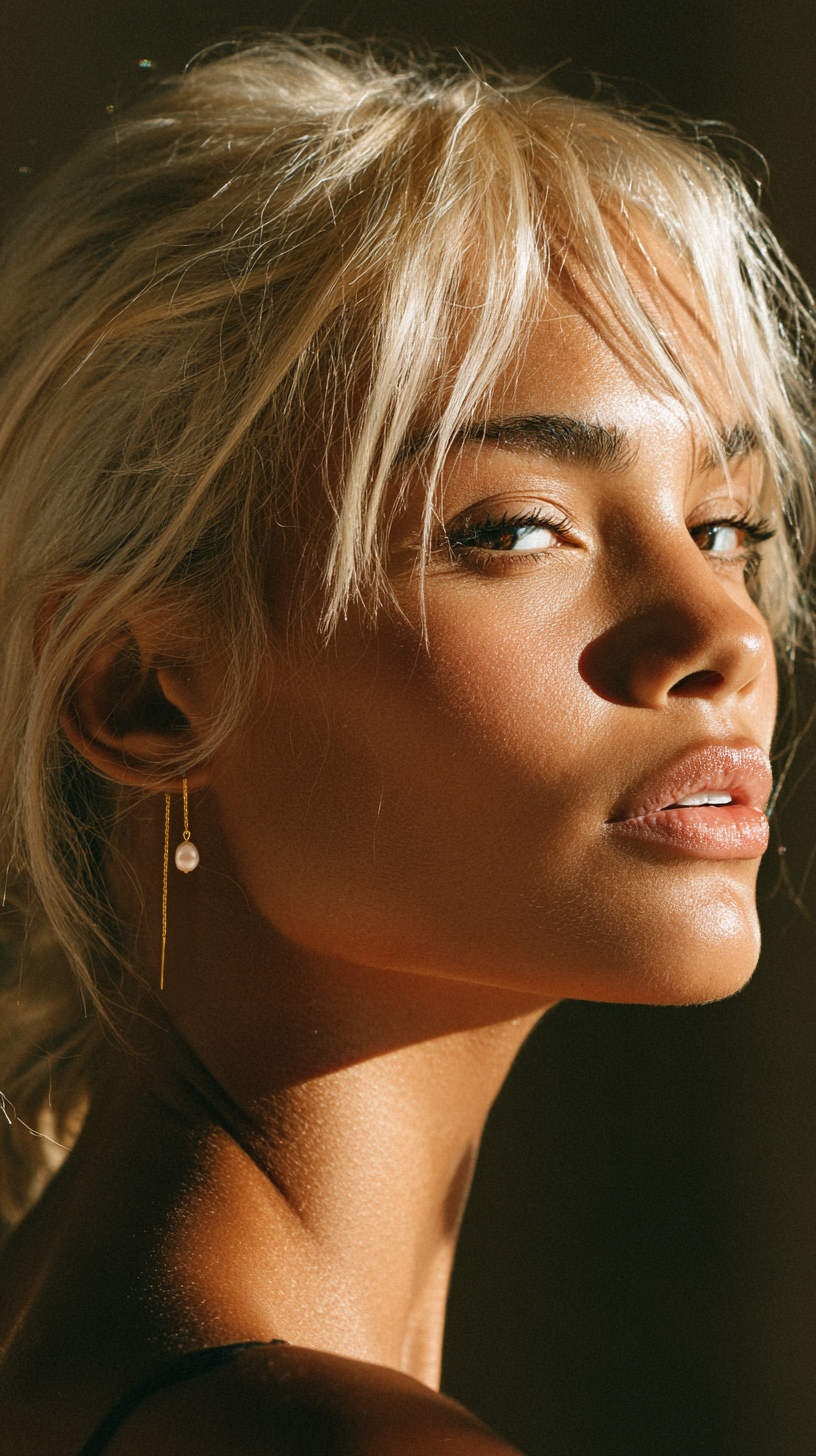 Pearl Drop Earrings | Freshwater Pearls & Gold-Filled Threaders – SunVoyager
