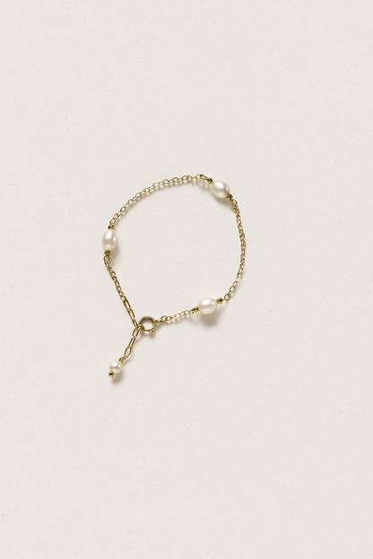 Gold Pearl Bracelet
