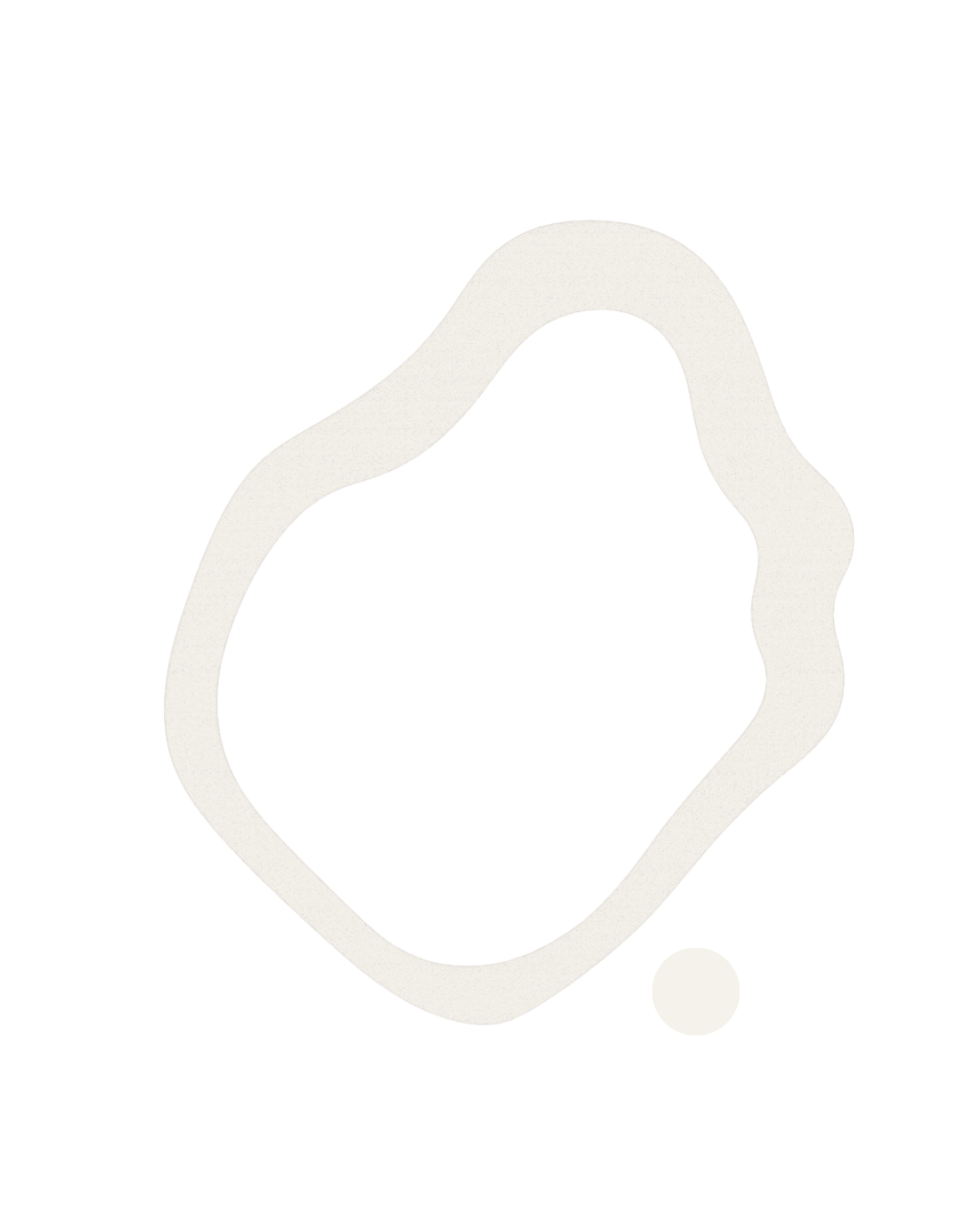 Organic Oyster and Pearl shape