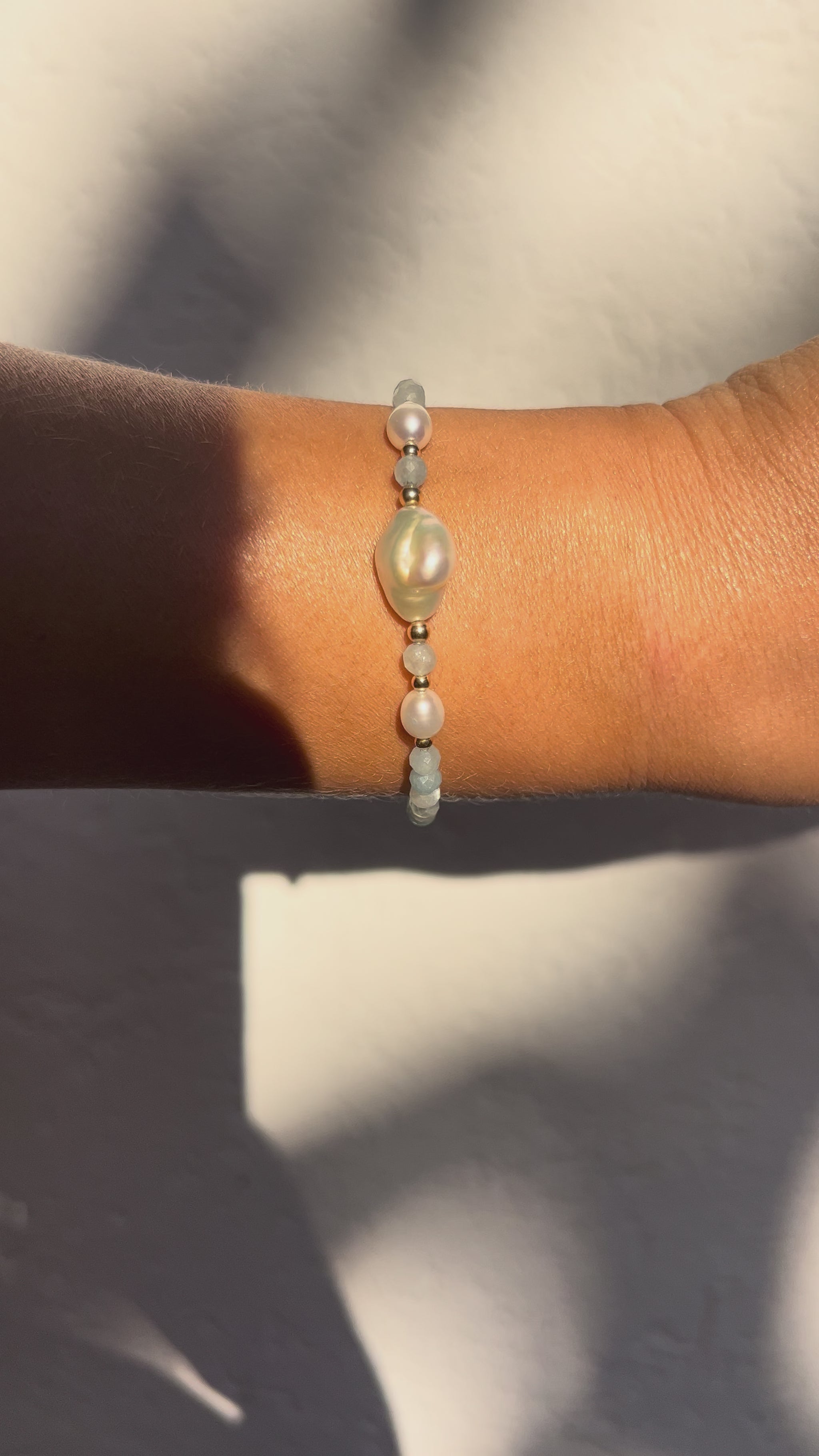 Video of Aquamarine Bracelet
