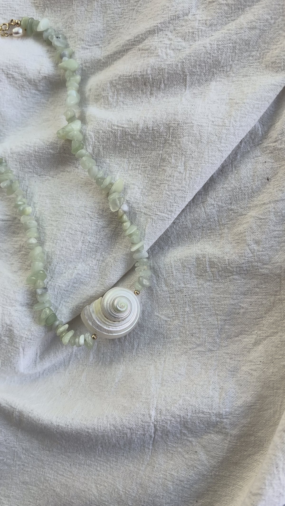 Studio Edition No.7 Jade and Seashell Necklace